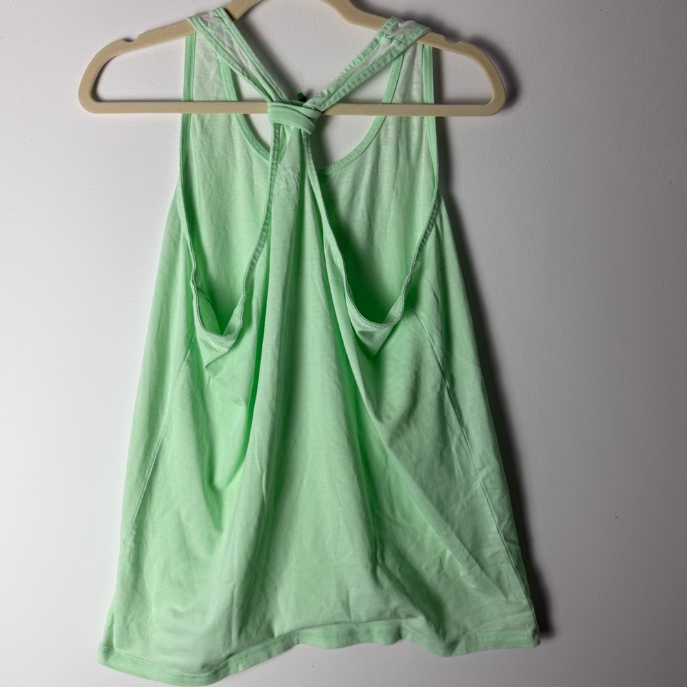 League Mint Green Relaxed Tank Top - Picture 3 of 4